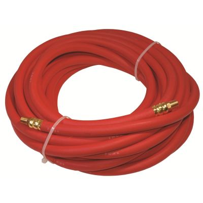 KTI72025 image(0) - K Tool International 3/8 in. x 25 ft. - 1/4 in. MNPT Rubber Air Hose, R