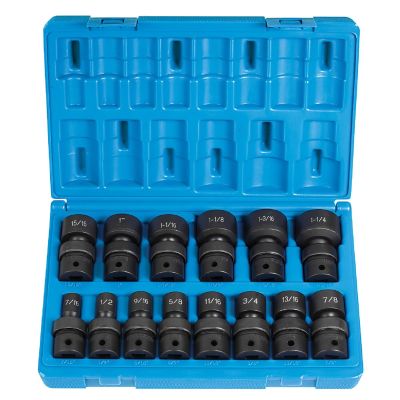 GRE1714U image(0) - Grey Pneumatic 1/2"DR 12PT SAE UNIVERSAL SET