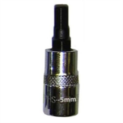 VIMHM-5MM image(0) - VIM Tools 5 mm Hex Bit, Chrome 1/4 Inch Square Drive Bit Holder