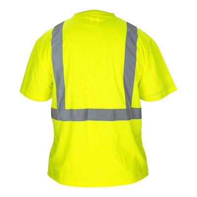 SAS690-1661 image(0) - SAS Safety BLACK BOTTOM T-SHIRT, CLASS 2  YELLOW WITH 2" REFL