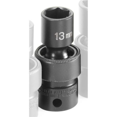 GRE1013UM image(0) - Grey Pneumatic SOC 13MM 3/8D IMP UNIV 6PT