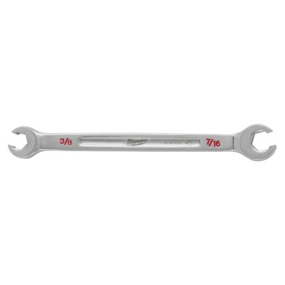 MLW45-96-8301 image(0) - Milwaukee Tool 3/8" X 7/16" Double End Flare Nut Wrench