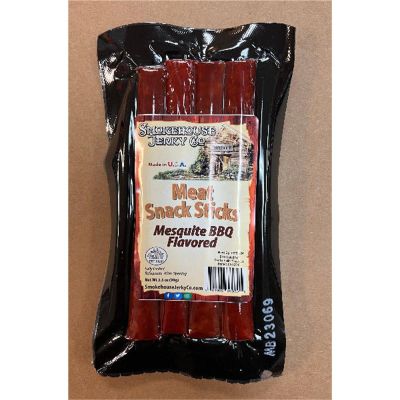 THS601968369705 image(0) - Smokehouse Jerky Mesquite BBQ Flavored Meat Snack Sticks