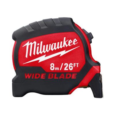 MLW48-22-0226 image(0) - Milwaukee Tool 8m/26' Wide Blade Tape Measure