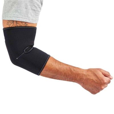 ERG16572 image(0) - Ergodyne 650 S Black Neoprene Elbow Sleeve