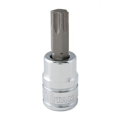 TIT68950 image(0) - TITAN 3/8" DR T50 TORX BIT SOCKET