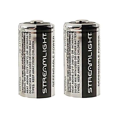 STL85175 image(0) - Streamlight CR123A Lithium Batteries, 2-Pack