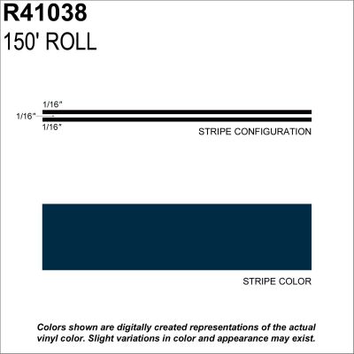 SHR41038 image(0) - MS, 3/16" X 150'; Dark Blue