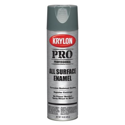 DUP5820 image(0) - Krylon Enamel Paint Gray 15 oz.