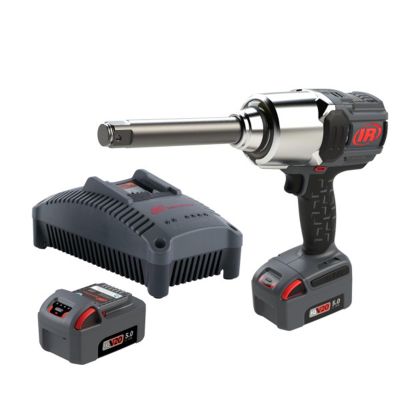 IRTW8591-K2 image(0) - Ingersoll Rand 1" 20V Cordless Impact Wrench 2 Battery Kit, 2000 ft-lb Torque, 6" Extended Anvil, Friction Ring, Pistol