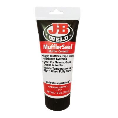 JBW37912 image(0) - J B Weld J-B Weld 37912 MufflerSeal Muffler Cement Plastic Tube 12 oz.