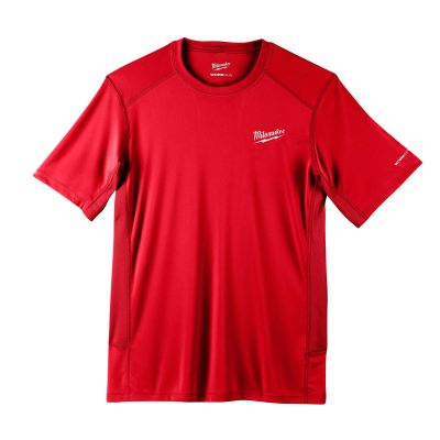 MLW414R-XL image(0) - Milwaukee Tool WORKSKIN LIGHT SS SHIRT - RED XL