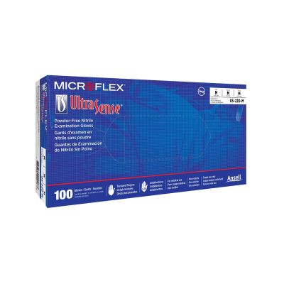 MFXUS220L image(0) - Microflex ULTRA SENSE PWDER FREE NITRIL MEDICAL