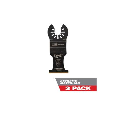 MLW49-25-1523 image(0) - Milwaukee Tool Milwaukee OPEN-LOK 1-3/8" TITANIUM ENHANCED CARBIDE TEETH MULTI-MATERIAL BLADE 3PK