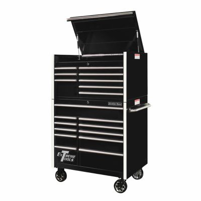 EXTRX412519CRBK image(0) - Extreme Tools Extreme Tools 41" 8 Drawer Top Chest/11 Drawer Ro