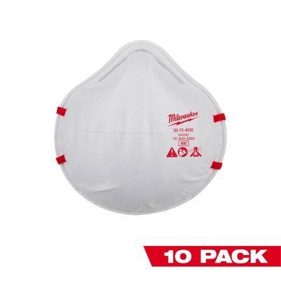 MLW48-73-4034 image(0) - Milwaukee Tool 10PK N95 Respirator