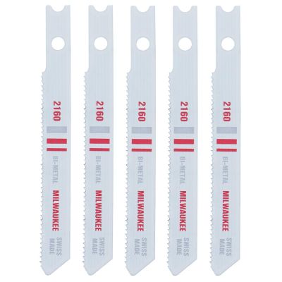 MLW48-42-2160 image(0) - Milwaukee Tool 2-3/4" 24 TPI Bi-Metal Jig Saw Blade (5 PK)