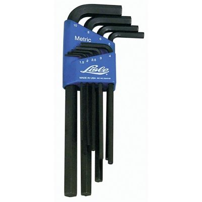 LIS42650 image(0) - Lisle HEX KEY SET 9 PC METRIC LONG 1.5-10MM