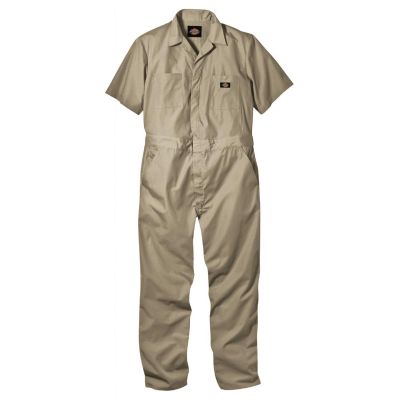 VFI3339KH-RG-XL image(0) - Workwear Outfitters Short Sleeve Coverall Khaki, XL