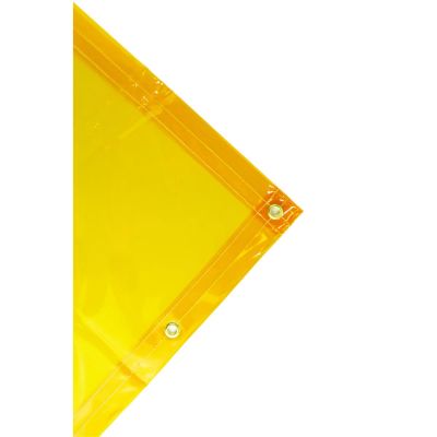 SRW36296 image(0) - Wilson by Jackson Safety Wilson by Jackson Safety - Transparent Welding Curtain - 6' x 6' - Weight (per sq. yd.) 13 oz - Thickness 0.014" - Gold - Amp Usage Low/Medium