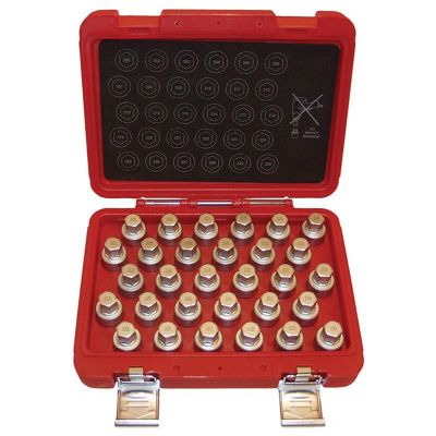 LTILT4180 image(0) - Milton Industries LTI Tool By MIlton Mercedes "A" Wheel Master Key Set