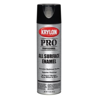 DUP5812 image(0) - Krylon Enamel Paint Gloss Black 15 oz.