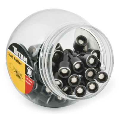 TIT16186-50 image(0) - TITAN 50PC 3/8" Magnetic Nut Setter Display