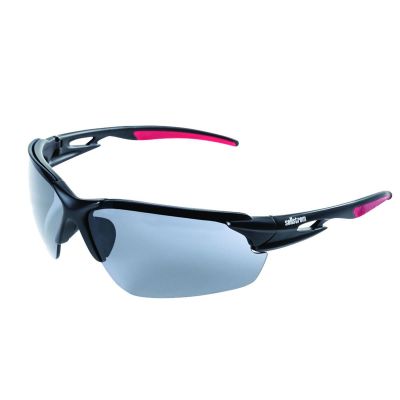 SRWS72301 image(0) - Sellstrom Sellstrom - Safety Glasses - XP450 Series - Smoke Lens - Black/Red Frame -  HC/AF