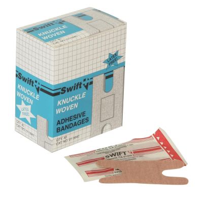 UVX013940-H5 image(0) - First Aid Woven Knuckle Bandages (Box of 40)