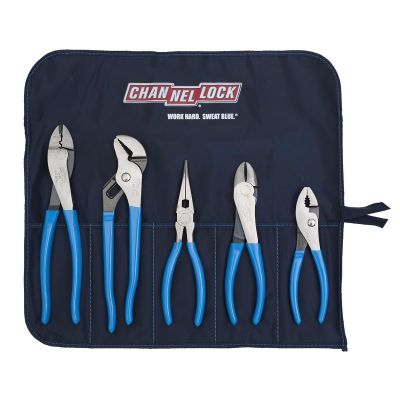 CHATOOLROLL-1 image(0) - Channellock CODE BLUE 5-PC TOOL ROLL