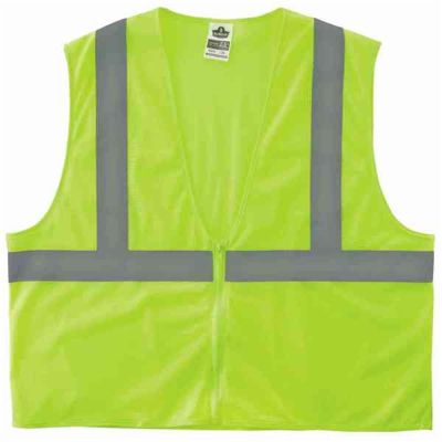 ERG20993 image(0) - Ergodyne 8205Z S/M Lime Type R Class 2 Super Mesh Vest