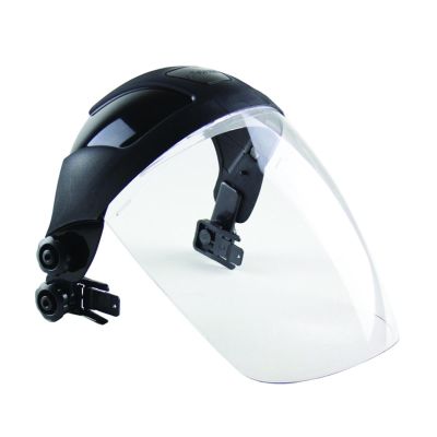 SRWS32012 image(0) - Sellstrom Sellstrom - Face Shield - DP4 Series - 9" x 12.125" x 0.060" Window - Clear AF - Universal Hard Hat Slot Adaptor Headgear