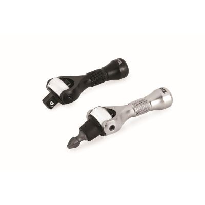 TIT11332 image(0) - Titan 2 pc. Nano Swivel Ratchet & Bit Driver Set