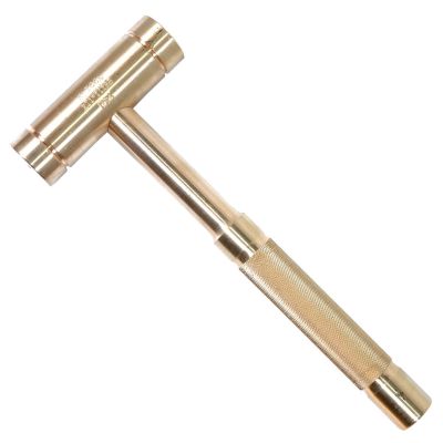 KTI71783 image(0) - K Tool International HAMMER BRASS 48OZ. 1-1/4IN. HEAD DIAMETER