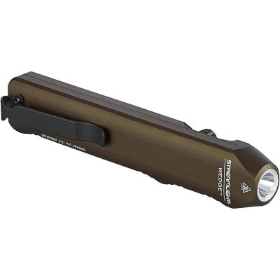 STL88811 image(0) - Streamlight Wedge Ultra-Compact Rechargeable EDC Flashlight - Includes USB-C cord and wrist lanyard - Box - Coyote