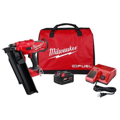 MLW2744-21 image(0) - Milwaukee Tool M18 FUEL 21 Degree Framing Nailer Kit