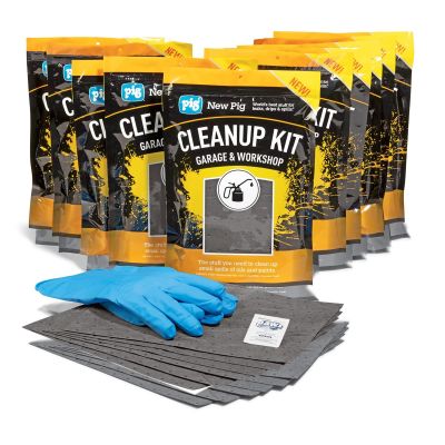 NPGKIT5012 image(0) - New Pig Auto Fluids Cleanup Kit -10/case