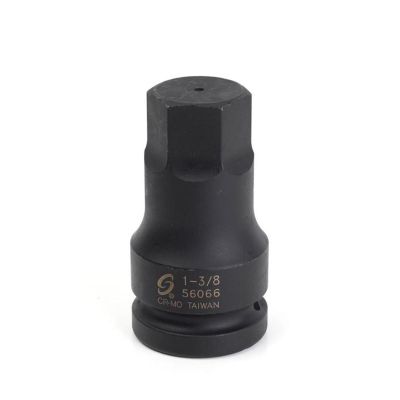 SUN56066 image(0) - Sunex 1"Dr. 1-3/8" Hex Bit Socket