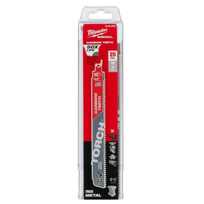 MLW48-00-8502 image(0) - Milwaukee Tool 9" 8 TPI The TORCH with Carbide Teeth 25PK