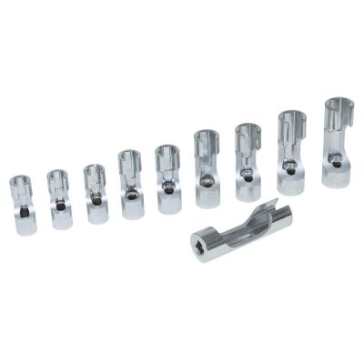 LIS12030 image(0) - Lisle Flare Nut Socket Set, 10 pc.