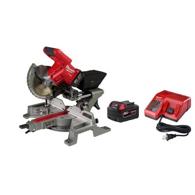 MLW2733-21 image(0) - Milwaukee Tool M18 FUEL 7-1/4” Dual Bevel Sliding Compound Miter Saw Kit