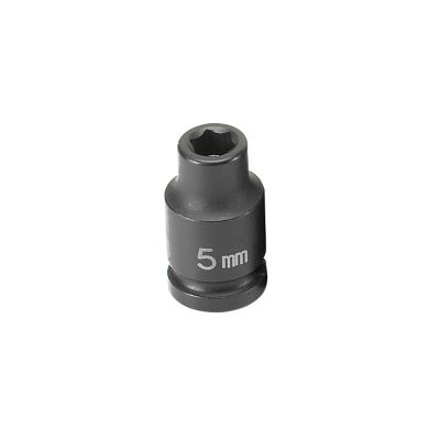 GRE905MG image(0) - Grey Pneumatic SOC 5MM 1/4D IMP MAG 6PT BLK