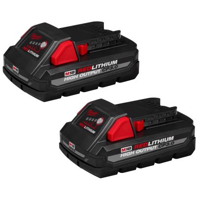 MLW48-11-1837 image(0) - Milwaukee Tool M18 REDLITHIUM HIGH OUTPUT CP3.0 Battery 2-Pack