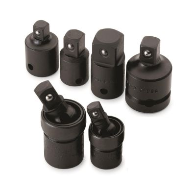 SKT4519 image(0) - S K Hand Tools 6PC IMPACT UNIVERSAL/ADAPTER SET