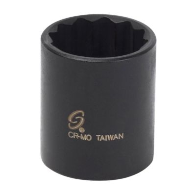 SUN318Z image(0) - Sunex 3/8 in. Drive 12-Point Impact Socket,