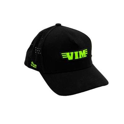 VIMPVCBK image(0) - VIM Tools VIM Hat - PVC Patch Green Logo - Black