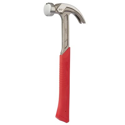 MLW48-22-9080 image(0) - Milwaukee Tool 20oz Curved Claw Smooth Face Hammer