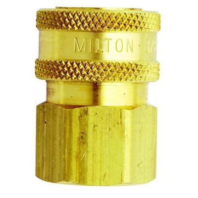 MIL1765BK image(0) - Milton Industries 3/8" Female Straight Thru Coupler