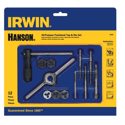 HAN24605 image(0) - Hanson 12 Pc. Taps & Dies Carded Set