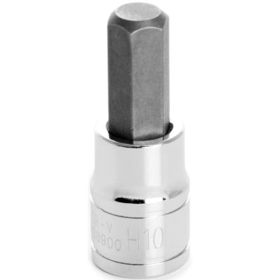 WLMW38900 image(0) - Wilmar Corp. / Performance Tool 3/8'' Dr Hex Bit Socket 10mm